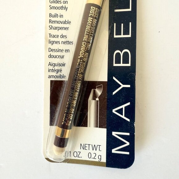 NEW Maybelline Expert Eyes Liner Chestnut Brown 0.01 oz Hypoallergenic Sharpener - Picture 3 of 5